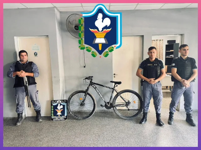 SÁENZ PEÑA: Recuperan Bicicleta Robada De Una Gomería | Último momento en Chaco
