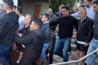 Videos: Cornejo fue insultado después de votar en las elecciones de la UNCuyo
