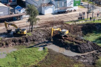 Sáenz Peña: El Municipio avanza con obras para fortalecer el sistema hídrico de la ciudad