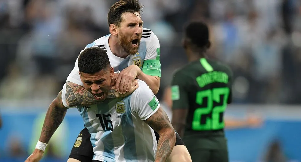 Argentina derrotó a Nigeria y avanzó a octavos.