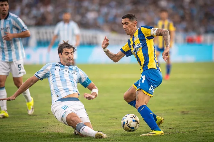 Santiago Sosa jugó su último partido en Racing contra Rosario Central.