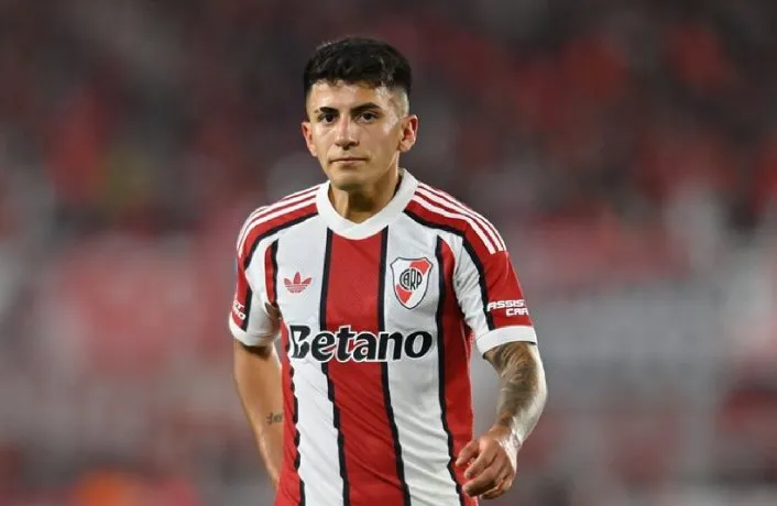 Thiago Almada debutó con la camiseta de River.