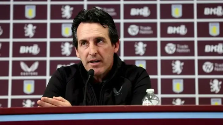 Unai Emery, entrenador del Aston Villa.