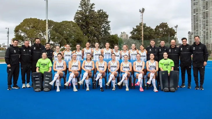 Las Leonas en Buenos Aires previo a viajar a Países Bajos para la Copa del Mundo.