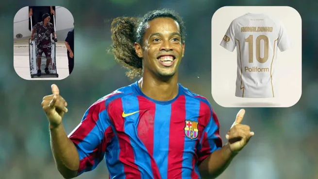 Ronaldinho vuelve al fútbol: Ravenna FC será su nuevo destino, en donde portará la camiseta N°10.