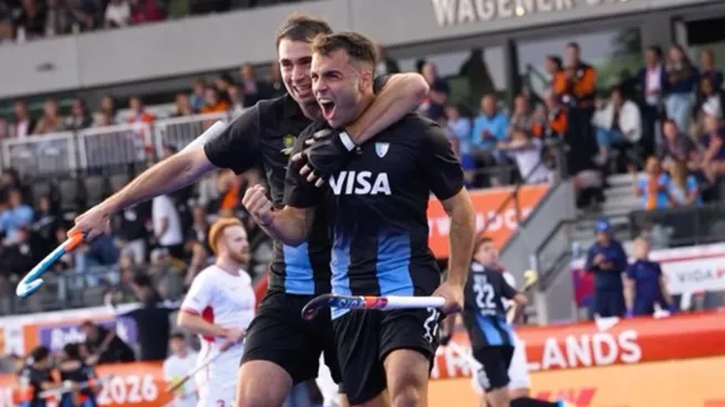 Argentina tuvo como gran figura a Tomás Domene, autor de los tres goles argentinos.