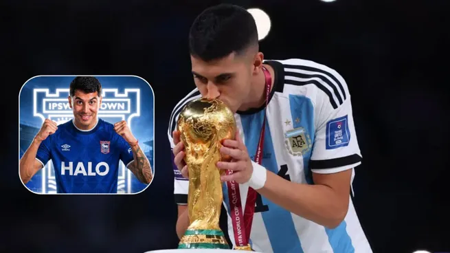 Exequiel Palacios, de estar cerca de jugar en River al confirmarse su traspaso al Ipswich Town de la Premier League.
