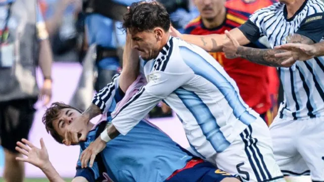 Leandro Paredes recibió 10 fechas de suspensión por golpear a Gavi en la final del Mundial 2026