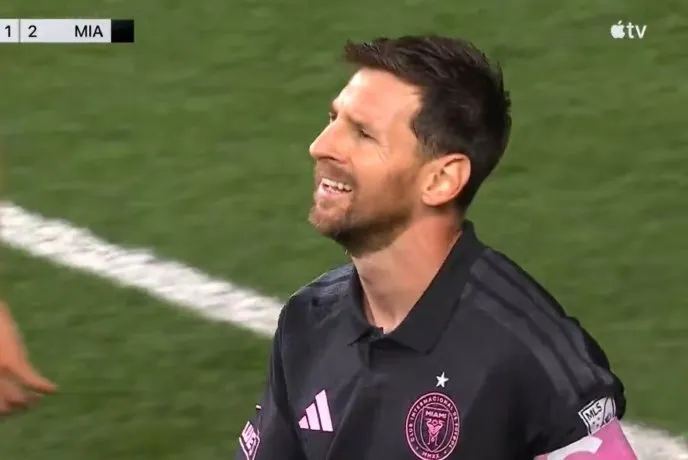 Messi marcó un gol en un emotivo momento.