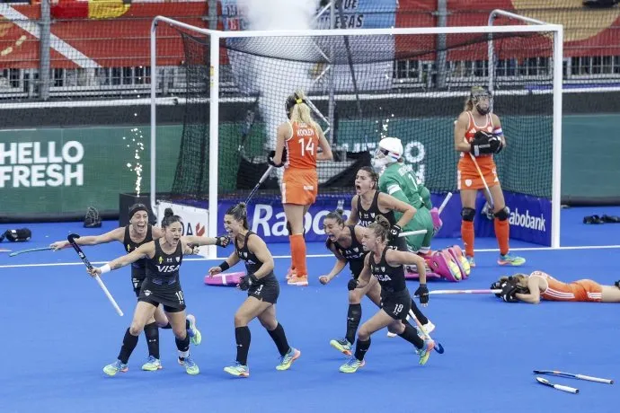 Las Leonas se consagraron campeonas del mundo.