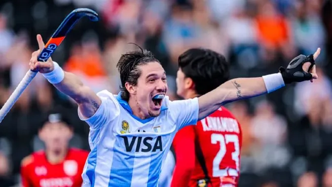 Los Leones debutaron en el Mundial de Hockey con una goleada ante Japón