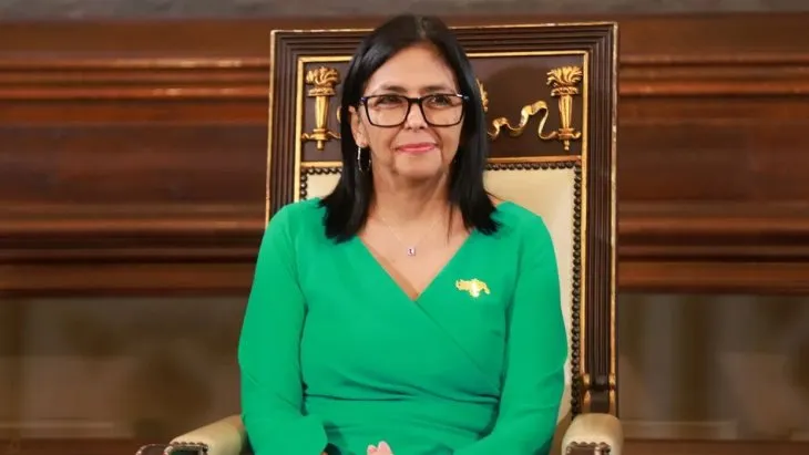 Delcy Rodríguez, presidenta venezolana.