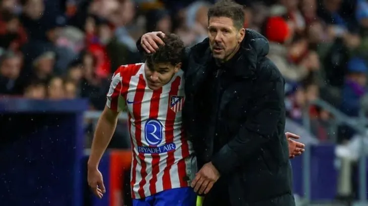 Diego Simeone analizó la caída de su equipo y habló sobre la actuación de Julián Álvarez.