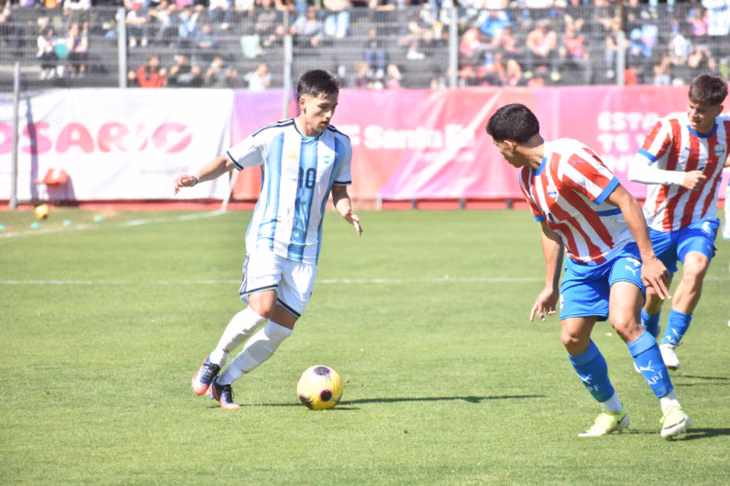Ian Subiabre con la Selección argentina.