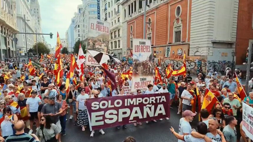 Doble jornada de protestas en Madrid: una marcha contra Pedro Sánchez y otra por el derecho a la vivienda
