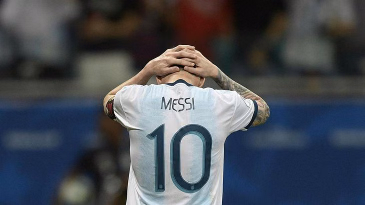 Messi en la Copa América 2019.