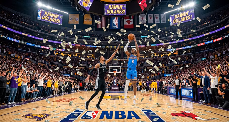 Si sube el techo, sube el valor de los contratos que están atados a ese techo. Victor Wembanyama y Shai Gilgeous-Alexander aparecen entre los jugadores que pueden beneficiarse especialmente de la nueva proyección.