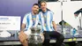 Lionel Messi y Matías Manna, luego de salir campeones de la Copa América 2024.