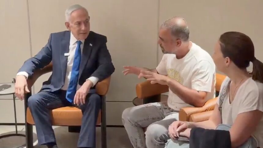 Benjamin Netanyahu recibió en Tel Aviv a los pasajeros del vuelo de Flydubai