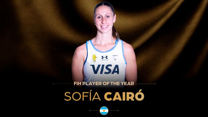 Sofía Cairó, de Las Leonas, se quedó con el premio de la Mejor Jugadora del Mundo. Sofía Cairó, de Las Leonas, se quedó con el premio de la Mejor Jugadora del Mundo.