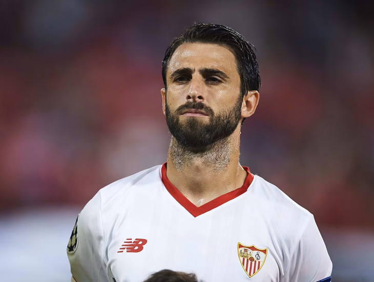 Nicolás Pareja en el Sevilla. Nicolás Pareja en el Sevilla.