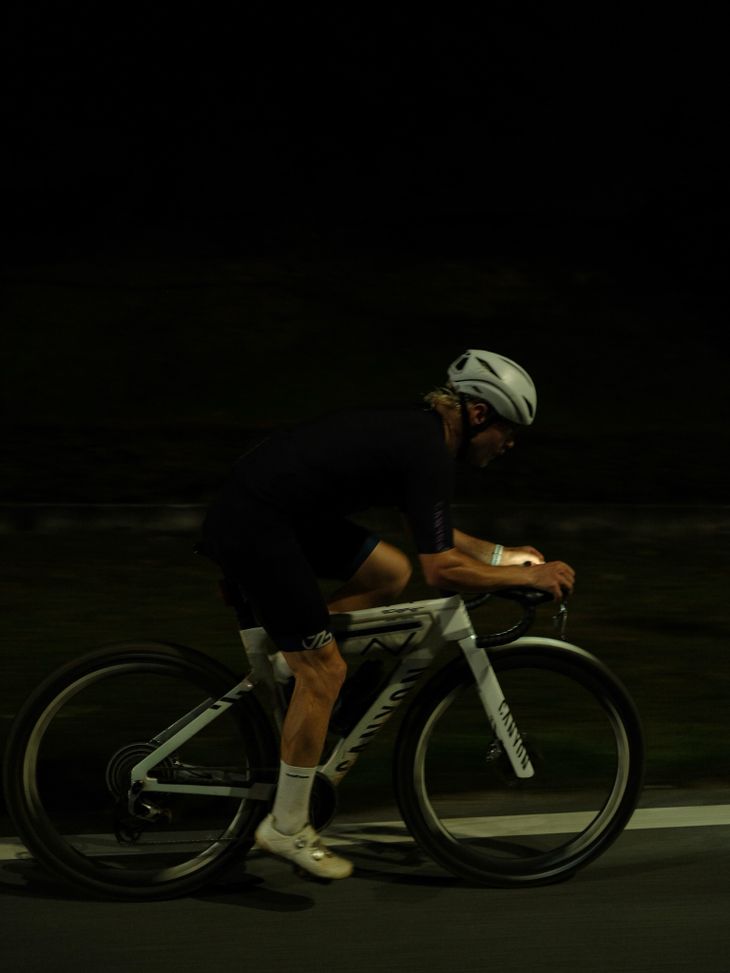 El piloto recurrió a una preparación fuera de lo habitual.