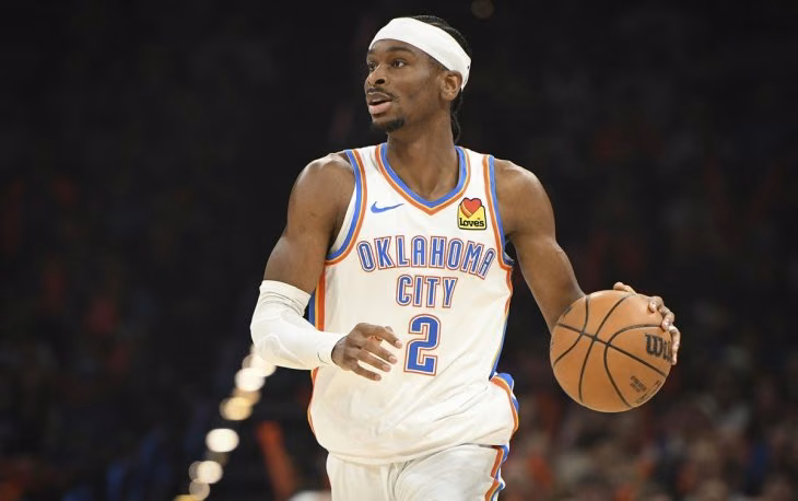 Shai con los Thunder.